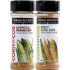 Urban Accents Corn on the Cob Vegetable Seasoning, Chile Lime and Chipotle Parmesan (2-pack)