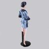 UCanaan 10 Pcs Doll Stand - Action Figure Stands with Expandable Waist Wire for 8"-14" Dolls doll stands for 8 to 12inch dolls Suitable for 1/6 Dolls Accessories，action figure stand-Black