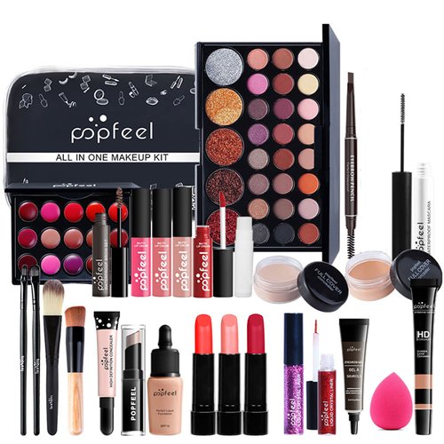 Makeup Kit for Women Full Kit, 26PCS Multi-Purpose Makeup Kit All-in-One Makeup Gift Set Makeup Essential Starter Kit, Compact and Lightweight Design for Girls, Women