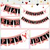 Tatuo 2 Pcs Crawfish Happy Birthday Party Banner Crawfish Boil Party Supplies Lobster Theme Birthday Party Decorations for Kids Adults Summer Birthday Party Supplies