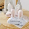 KABAKE 6 Pack Spa Headband, Rabbit Ears Makeup Headband Hair Band, Elastic Bunny Ears Coral Fleece Head Wrap Skincare Headbands for Party Face Washing Beauty Shower Women Girls, Easter Cosplay Costum