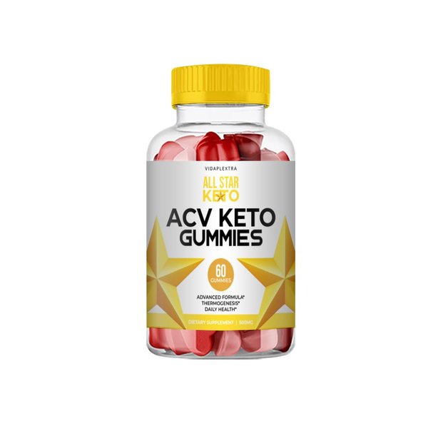 VIDAPLEXTRA All Star Keto - All Star Keto ACV Gummies (Single, 60 Gummies)