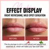 Erinde 3 Colors Lip Plumping Booster, Spicy Lip Plumper Gloss Lip Plumping Oil, Ultra-Hydrating & Nourishing Plump and Pout Lip Plumper, Glossy Finish Fuller Natural Lip Gloss for Women Girls