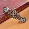 EXCEART 3pcs Steampunk Hair Clips Vintage Clock Gear Barrettes Gothic Steam Punk Cog Wheel Hairpins Hair Accessories for Women Cosplay Costume Party