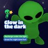 Glow in the Dark Alien Figurines for Kids - 25 Pcs Small Halloween Party Favors Fillers Goodie Bag Classroom Prizes Pinata Stuffers Halloween Toys Bulk Gifts for Kids - Vending Machine Toy Easter Toys