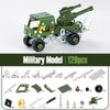 Military Truck STEM Building Toy Set for Boys Age 8-12 - Metal Army Toys Model Car Kits Set - Engineering STEM Kits or Kids 6-8, 8-10 Stem Projects Vehicles 129pcs