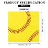 ADXCO 48 Pack Softball Paper Napkins 13 x 13 Inches Softball Disposable Napkins Paper Cocktail Napkins Sports Themed Party Napkins for Birthday Party, Softball Theme Party Supplies