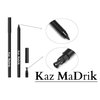 Kaz MaDrik Waterproof Eyeliner Pencil Gel with built-in Sharpener
