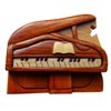 Handmade Wooden Art TRICK SECRET Piano Jewelry Puzzle Trinket Box (3026)