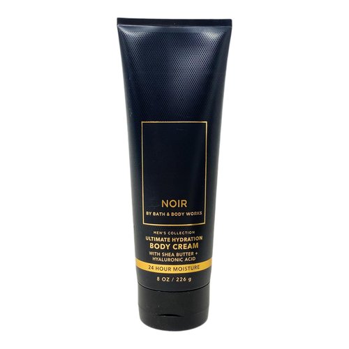 Bath & Body Works Men's Collection Noir 3 Piece Bundle - Body Cream - 3-in-1 Hair, Face & Body Wash - Deodorant - with a Cabin Spice Bar Soap - Full Size