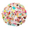 100 Pack Ice Cream Stickers,Ice Cream Party Favors, Birthday Decorations