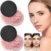 Beauty Blurring Powder,Blurring Setting Powder Waterproof Setting Powder,Pink Setting Powder Makeup for Dry Oily Skin Beauty Setting Powder Powder Loose Setting for All Skin Tones (2PCS, 3.52 Fl Oz)