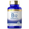 Carlyle Vitamin B12 10C00 mcg | 250 Count | Time Release Tablets | Cyanocobalamin | Vegetarian, Non-GMO, and Gluten Free Supplement
