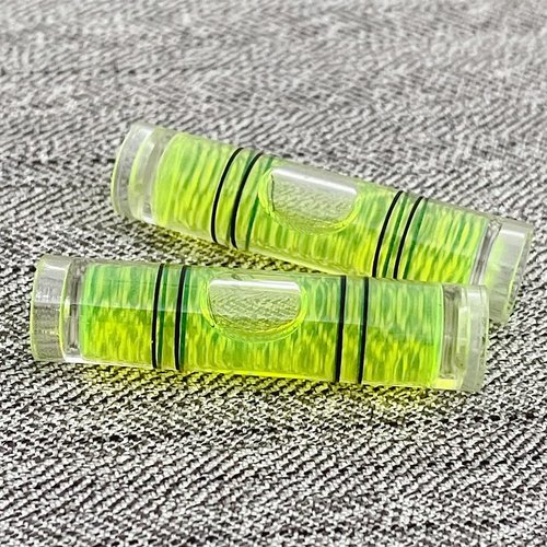 YMGBHNKJLS 8 Pieces Mini Cylindrical Level Small Horizontal Bubble Levels 9.5x40mm Bubble Spirit Level Measuring Layout Tools