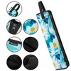 Beautyflier Universal Curling Iron Travel Case, Canvas Heat-Resistant Curling & Flat Iron Holder Travel Case, Hot Curling Iron Holder for Hair Tools Travel Bag or Daily Use (Flower White)