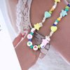 Iaceble Boho Rainbow Rice Bead Necklace Colorful Seed Bead Necklace Choker Beach Bead Choker Necklace Hawaii Beads Chain Necklace Jewelry for Women