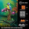 TG BLOCKS Micro Brick Flower Parrot Toy Building Sets, Home Decor and Office Art Creative Gift, DIY Plant Model for Adults, for Teens Ages 8+ Kids