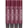 Burt's Bees Shimmer Lip Tint Set, Tinted Lip Balm Stick, Moisturizing for All Day Hydration with Natural Origin Glowy Pigmented Finish & Buildable Color, Plum (4-Pack)