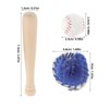 TOYANDONA Mini Baseball Bat Miniature Toy Miniature Baseball Bats Gloves Kit Miniature Dollhouse Accessories Simulation Tiny House Baseball Decorations Mini Baseball Bat Glove and Ball
