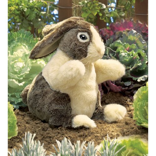 Folkmanis Dutch Rabbit Hand Puppet, Multi, 1 EA