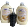 Liquid Hand Soap- with moisturizers (2pk- 100 fl ozs) ~complimentary dispenser (Milk & Honey)