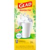 Glad OdorShield Small Trash Bags, Gain Original & Febreze, 4 Gal, 26 Count (Pack of 6) (Package May Vary)