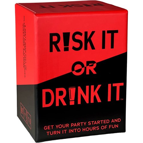 Fun Drinking Game for Parties: 150 Hilarious Dares & Risky Questions for Adults Games Nights - Adult Cards for Party Pregames, College or Bachelorette