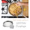 Hicook Stainless Steel Spaetzle Maker Lid with Scraper Traditional German Egg Noodle Maker Pan Pot Spaghetti Strainer