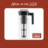 Takeya Premium Quality Iced Tea Maker with Patented Flash Chill Technology Made in the USA, BPA Free, 1 Quart, Black