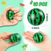 Watermelon Stress Ball Bulk, 10Pcs Watermelon Ball Mini Watermelon Beach Ball Watermelon Toy Foam PU Balls for Childrens Adults Party Decoration