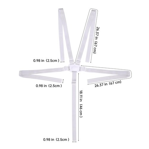 Dual Ferv High Chair Straps Replacement, Adjustable 5 Point Harness High Chair Straps, High Chair Harness Seat Belt for Pram, Buggy, Stroller, Kid Pushchair (Grey)