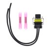 MOTOALL 366-9748 2501107C1 2 wire Fuel Injector Connector Pigtail Wiring Loom 645-1001 for Caterpillar C7 C9 Excavator IPR Valve 7.3 6.0 VGT 6.0 6.7 for Diesel Trucks Plug Wire Harness Crimp Splices