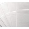 " OCCASIONS " Wedding Party Linen Feel White Dinner Paper Napkins (120, Prefolded for Silverware)
