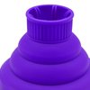 Universal Collapsible Hair Dryer Diffuser, Silicone Blow Dryer Diffuser Attachment Portable Travel Hair Dryer Diffuser for Home Hair Salon, Suitable for Nozzle 1.4 in to 2 in (Purple)