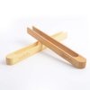 Magnetic Bamboo Toaster Tongs: 100% Natural 8.7” Wood Kitchen Toast Tongs| Eco-Friendly, Space Saving Modern Kitchen Accessory for Home Restaurant | Set of 2
