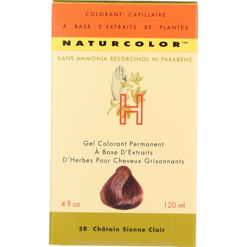 naturcolor Haircolor Hair Dye - Light Sienna Chestnut, 4 Fl Oz (5R)