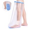 VALLEYWIND Waterproof Leg Cast Cover for Shower Adult Anti-Slip Reusable Sealed Watertight Cast Protector for Shower Leg Cast Bag for Shower Leg Foot Ankle Knee to Keep Wound & Bandages Dry 24.8inch