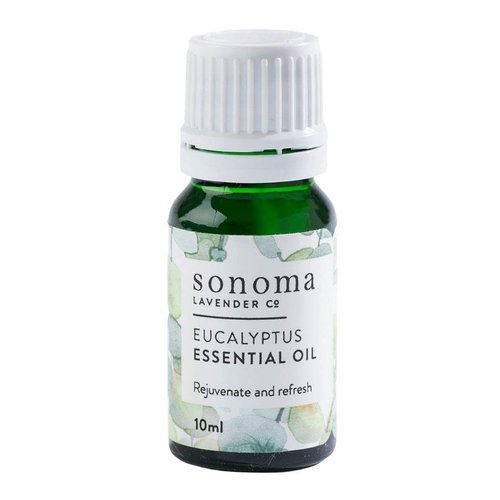 Pure Eucalyptus Essential Oil from Sonoma Lavender Co., Organic Essential Oil for Skin, Aromatherapy Eucalyptus Oil for Diffuser and Humidifier, 10ml