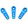 Vgoohobby 3PCS Metal 25T Servo Horn M3 Threads Steering Arm Server Rocker Adapter Compatible with Savox Power HD HSP Servos Motor 1/8 1/10 RC Car Truck,Blue