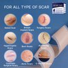 Advanced Silicone Scar Sheets Tape - Medical Grade Soft Silicone Gel Scar Sheets Tape, Highly Comfortable Painless for C-Section, Stretch Marks, Acne, Surgery, Effective Scars Treatment Tapes