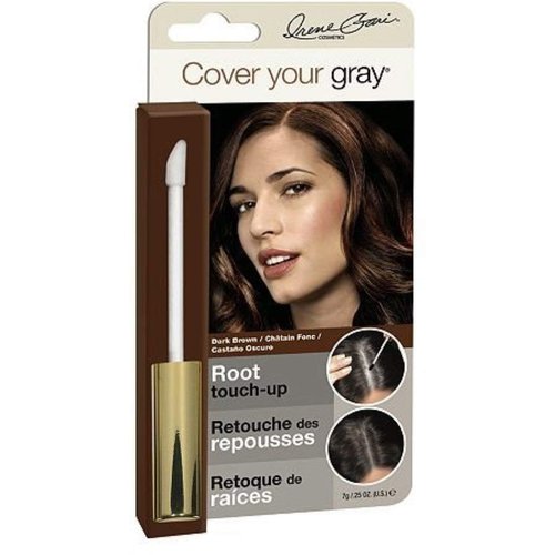 Cover Your Gray for Women Root Touch Up, Dark Brown, 0.25 oz (Pack of 8)
