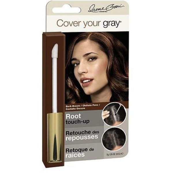 Cover Your Gray for Women Root Touch Up, Dark Brown, 0.25 oz (Pack of 8)