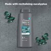 DOVE MEN + CARE Men 2 in 1 Shampoo and Conditioner Eucalyptus + Birch for Healthy-Looking Hair Naturally Derived Plant Based Cleansers 20.4 oz