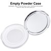 Beaupretty 2PCS Empty Powder Compact Plastic DIY Makeup Loose Powder Case with Puff and Elasticated Net Sifter for Travel Outside Home