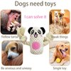 AIMETING Dog Squeak Toys, No Stuffing Dog Plush Toys, Durable Cotton Rope Dog Chew Toys for Puppy and Small, Medium Dogs, 6 Pack of Cute Animal Squeak Dog Toys