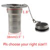 Mirror-Like Polished 316 SS for 1-1/2''(38MM) Marine Boat Yacht Caravan Fuel Tank Deck Fill/Filler with Keyless Cap