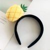 Red-black Watermelon Hair Ornament Cute Girls Women's Fashion Headbands Watermelon Strawberry Plush Headband Hairband Hair Hoop Accessory Headbands
