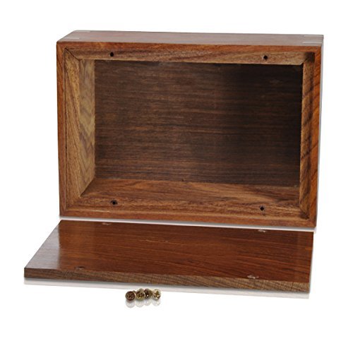 Memorial Gallery Custom Wood Box Pet Urn Medium, Plain