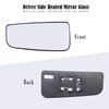 Driver Side Towing Mirror Glass Lower,Heated Mirror Glass with Rear Holder For Ford F150 Truck 2015-2020 F250 F350 Super Duty F450 F550 Truck 2017-2019,Replacement FL3Z17K707V
