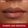 Buxom Full-On Plumping Liquid Lipstick Matte, Plumping Lip Color with Vitamin E, Hyaluronic Acid & Plumping Peptide Complex, Hydrates & Smooths Lip Lines, Transfer-Proof, Cruelty-Free (Barely There)